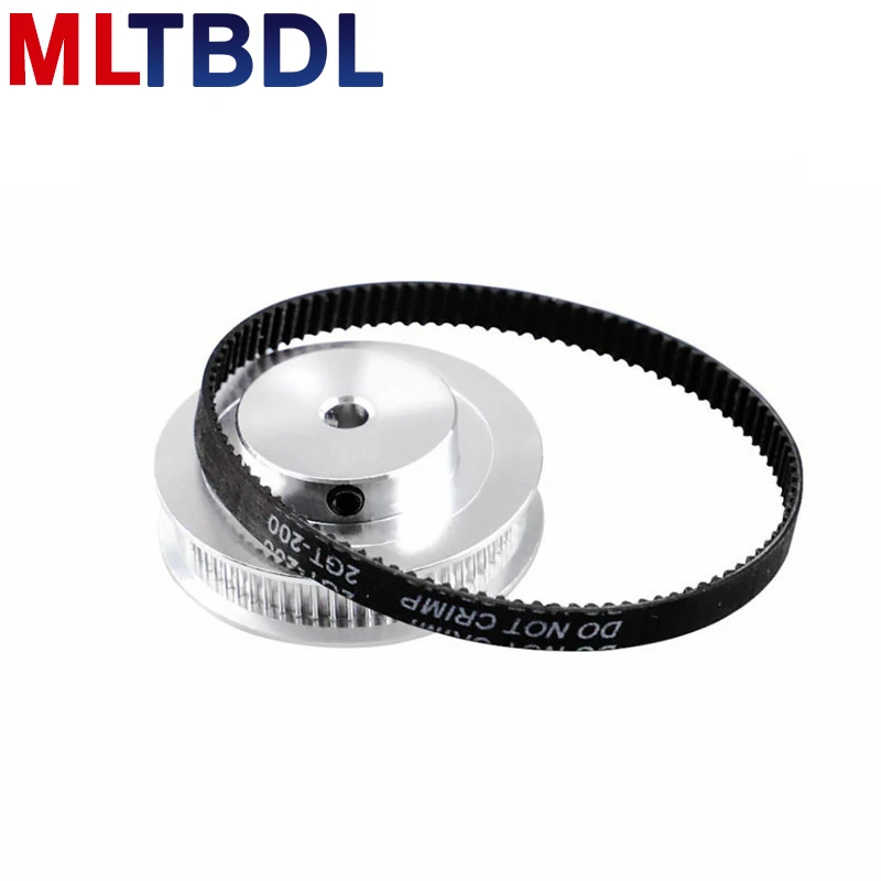 GT2 Timing Belt Pulley 20teeth 2GT40 60T 80 teeth Bore 5/8mm Reduction1:2:3:4 belt width 6mm for 3D printer DIY accessories