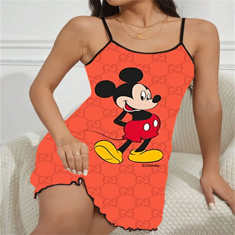 Night Wear Woman Sexy Pajamas Woman Night Sexs Top Seller Erotic Sleepwear Women's Nightgown Sleep Shirts Pijama Lovely Disney