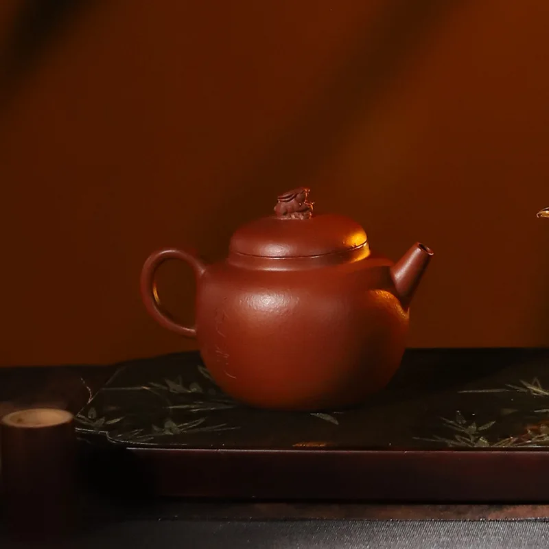 Authentic Yixing Zisha Teapot A Renowned Craftsman Purely From Original Zhuni Clay 