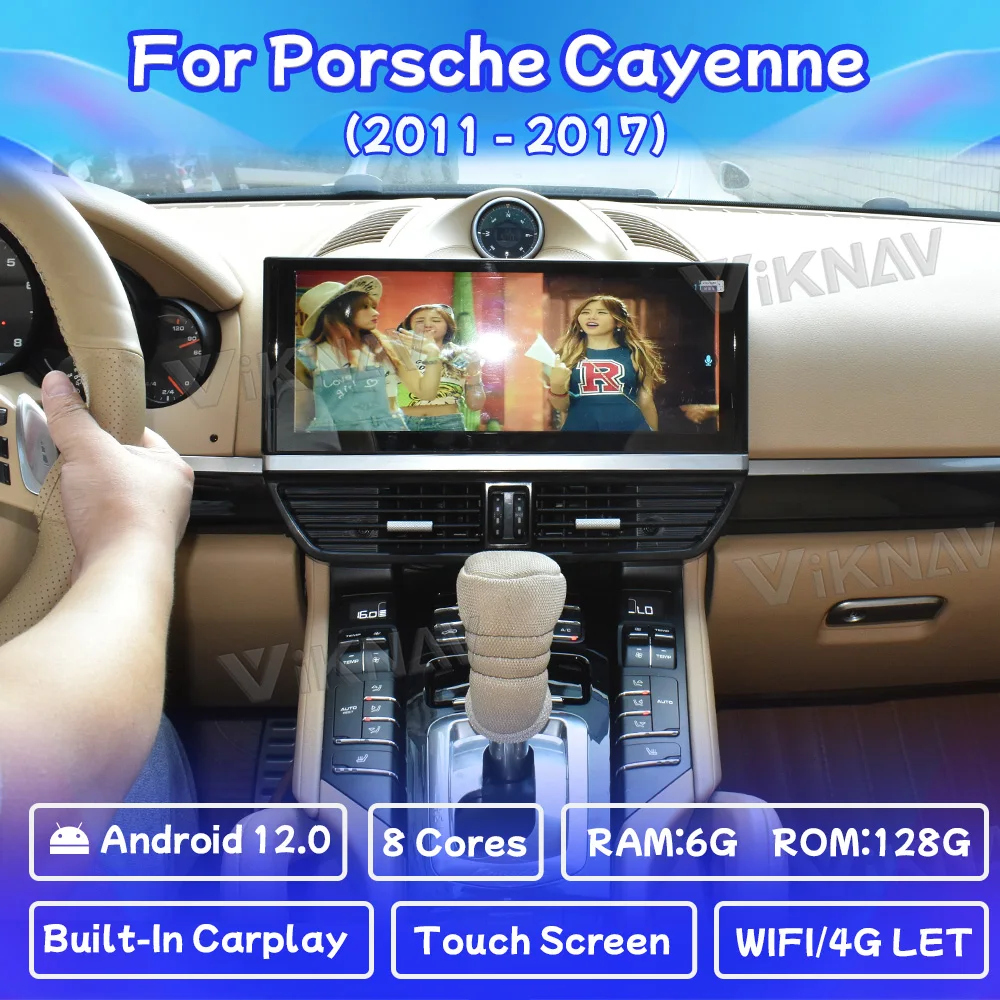 

12.3 Inch Android12 Car Radio For Porsche Cayenne 2011-2017 Multimedia Player GPS Carplay 4G WIFI Head Unit Stereo Receiver