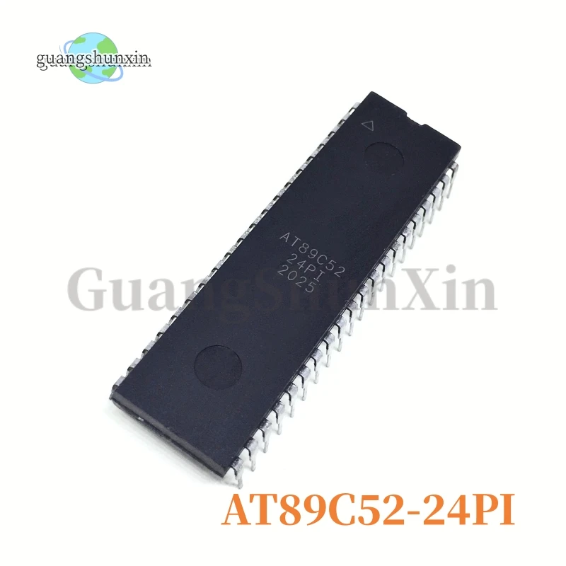 New Original AT89C52-24PI DIP40 AT89C52 DIP Microcomputer 52 bit For arduino DIY