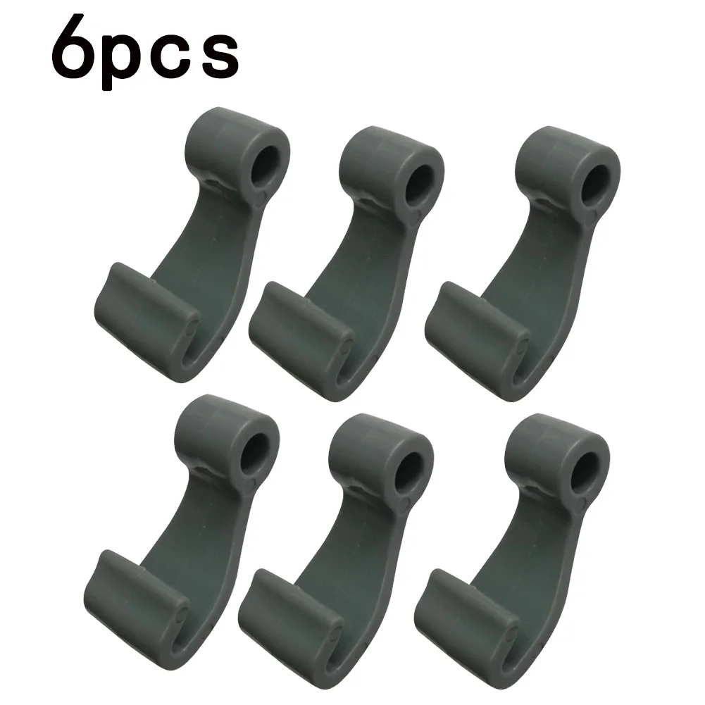 6 pezzi di plastica a scatto fissare ganci per corda clip per gommone zattera da pesca accessori per Kayak marini Yachting J-Hook Buckles