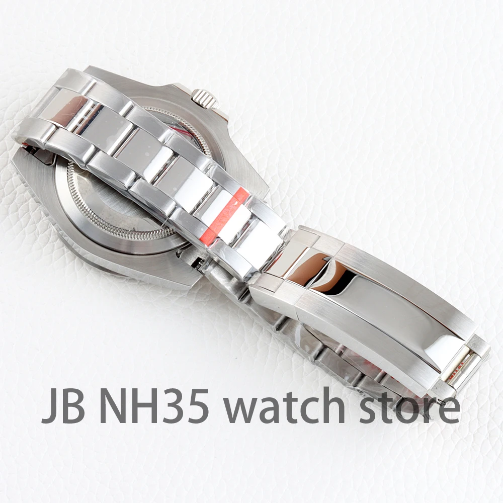 40 مللي متر ساعة حافظة 20 مللي متر حزام المحار مصقول سوار مقاوم للماء ل Yachat-Master SUB 13.5 مللي متر الطلب NH34 NH35 NH36 NH38 حركة