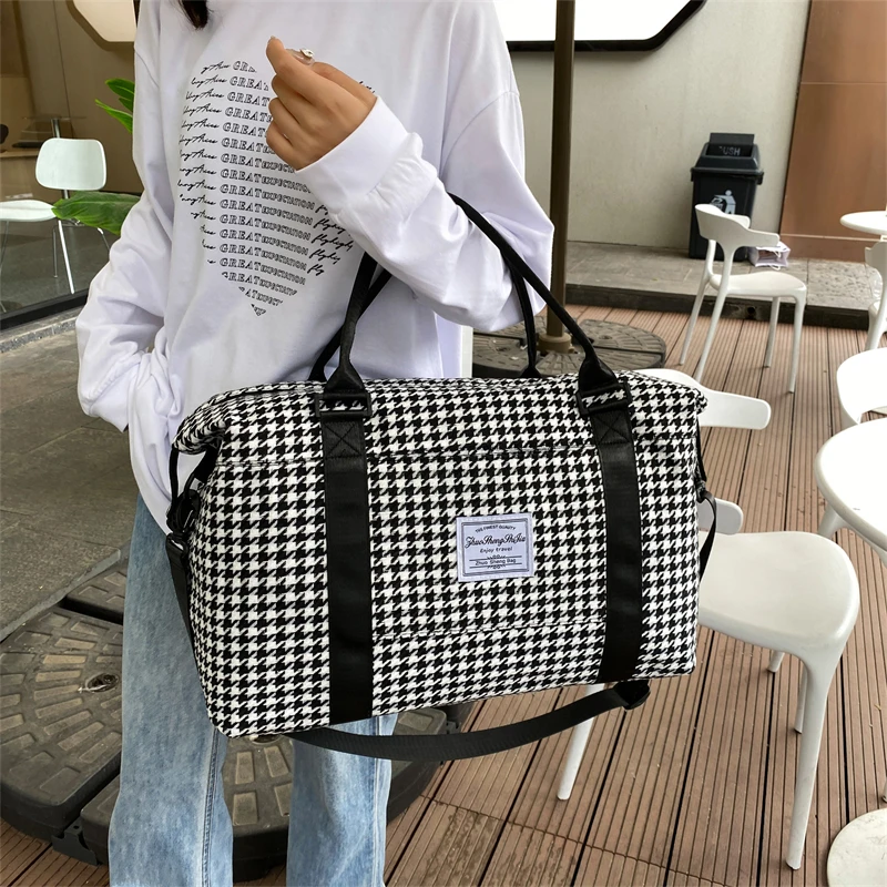 Women Bag Dry Wet Separation Travel Handbags Fashion Large Capacity Storage Shoulder Crossbody Bag Leisure Fitness Messenger Bag