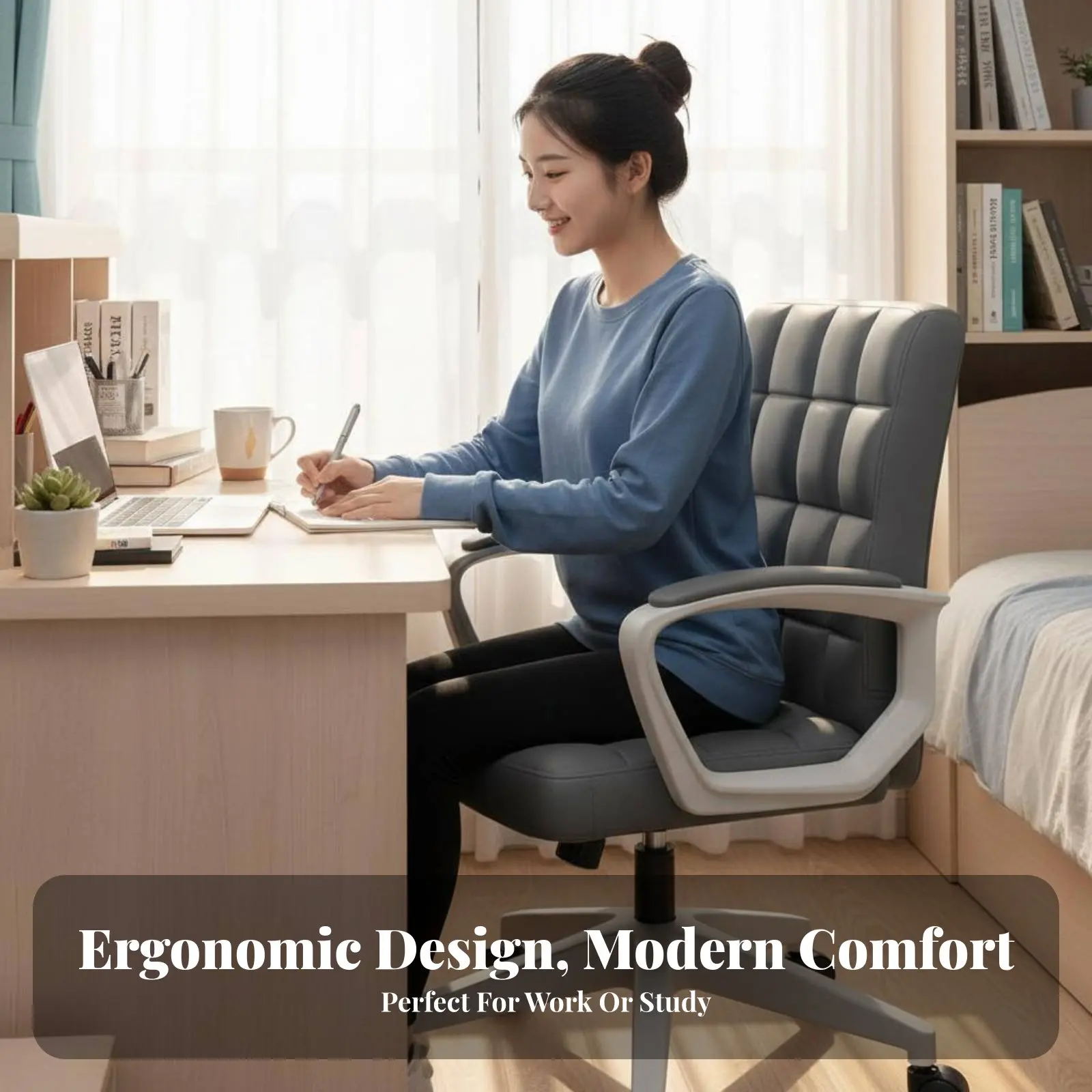 Wheeled Office Chai…