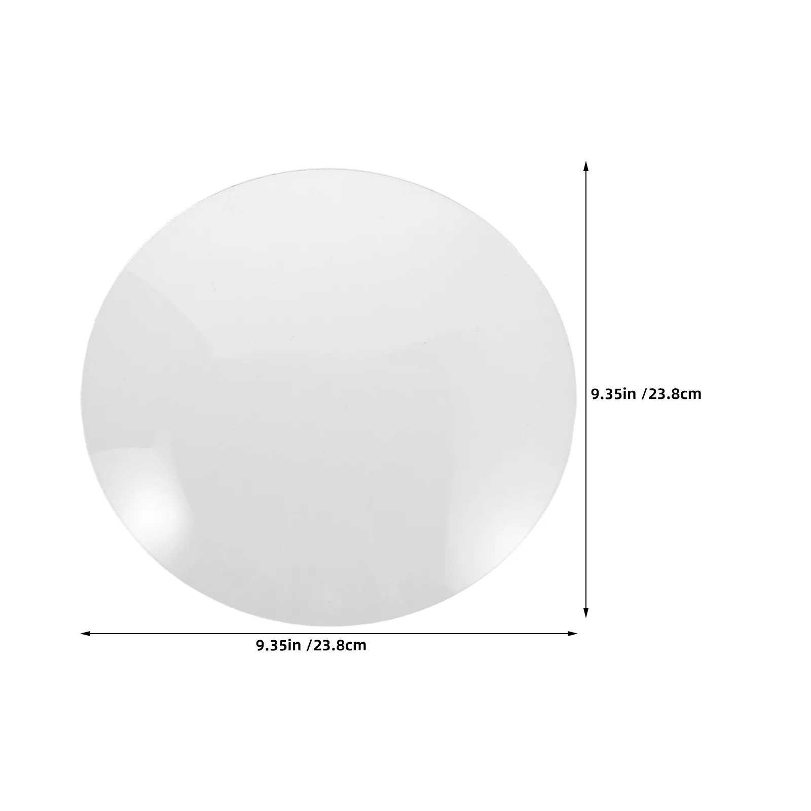 Convex Clock Glass Dome Clear Round 9 Inch Replacement Front Cover Protector Panel for Wall Clocks
