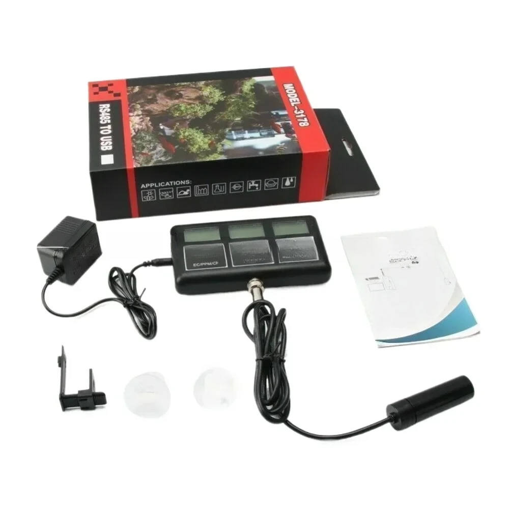 2025/2025 7 in 1 Water Quality Tester PH pH/Temperature/EC/CF/TDS/ORP/Humidity