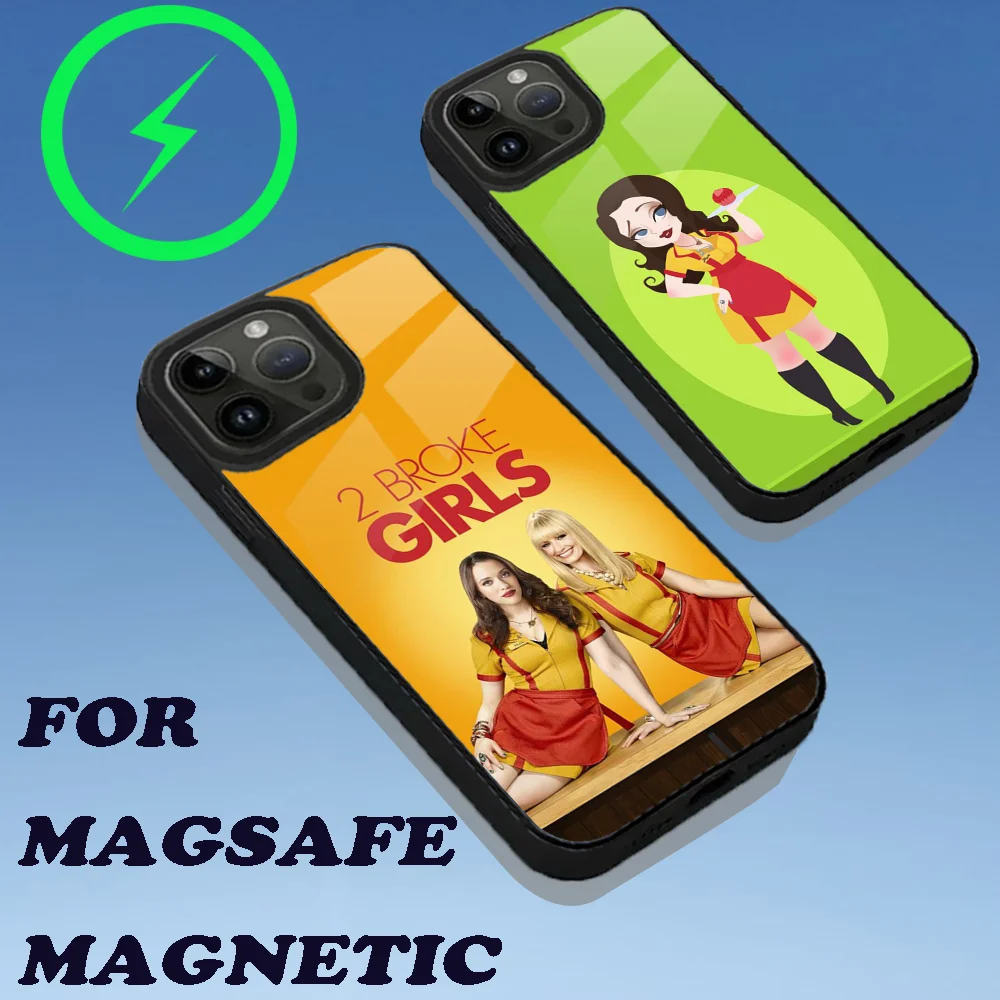 B-Broke 2 G-Girls Phone Case For iPhone 15,14,13,12,11,Plus,Pro,Max Mini Magsafe Magnetic Wireless Charging