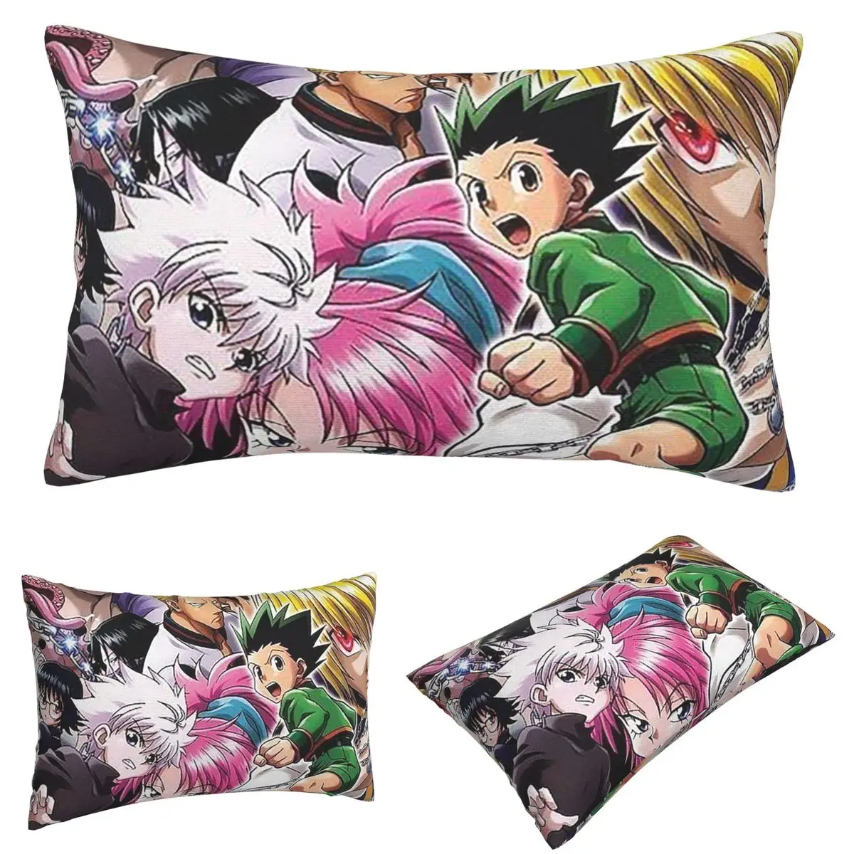 

Anime HXH HunterﾗHunter Rectangle Pillowcase Cushion Cover Decor Bedroom Bed Home Comfort Throw Pillow