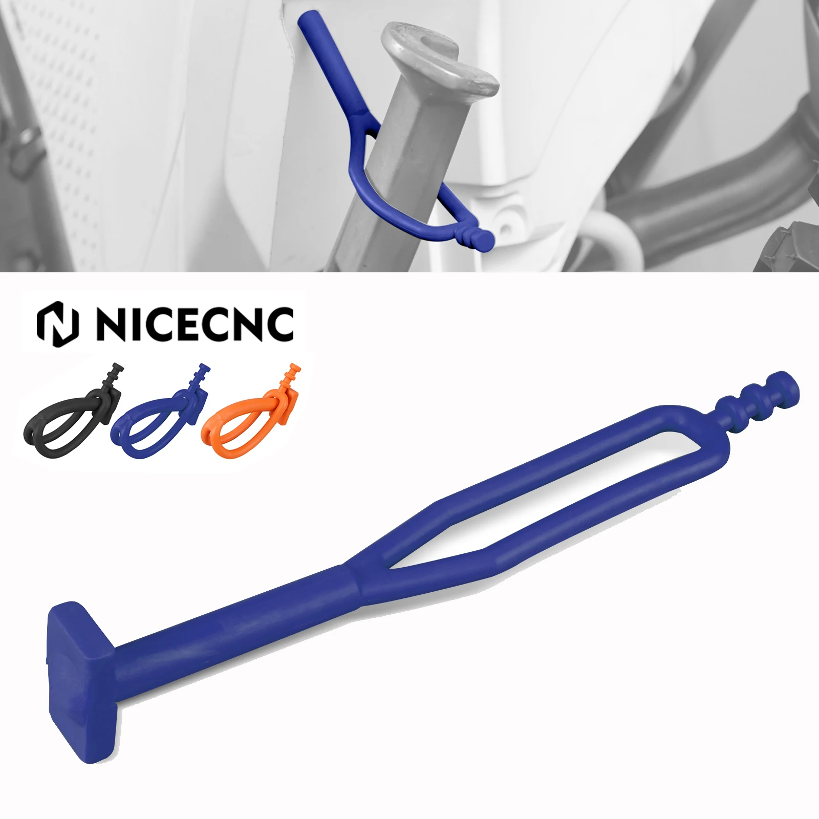 Kickstand suporte lateral alça de borracha para husaberg para husqvarna te fe tc fc tx fx 125 150 200 250 300 350 390 400 450 501 2009-2022