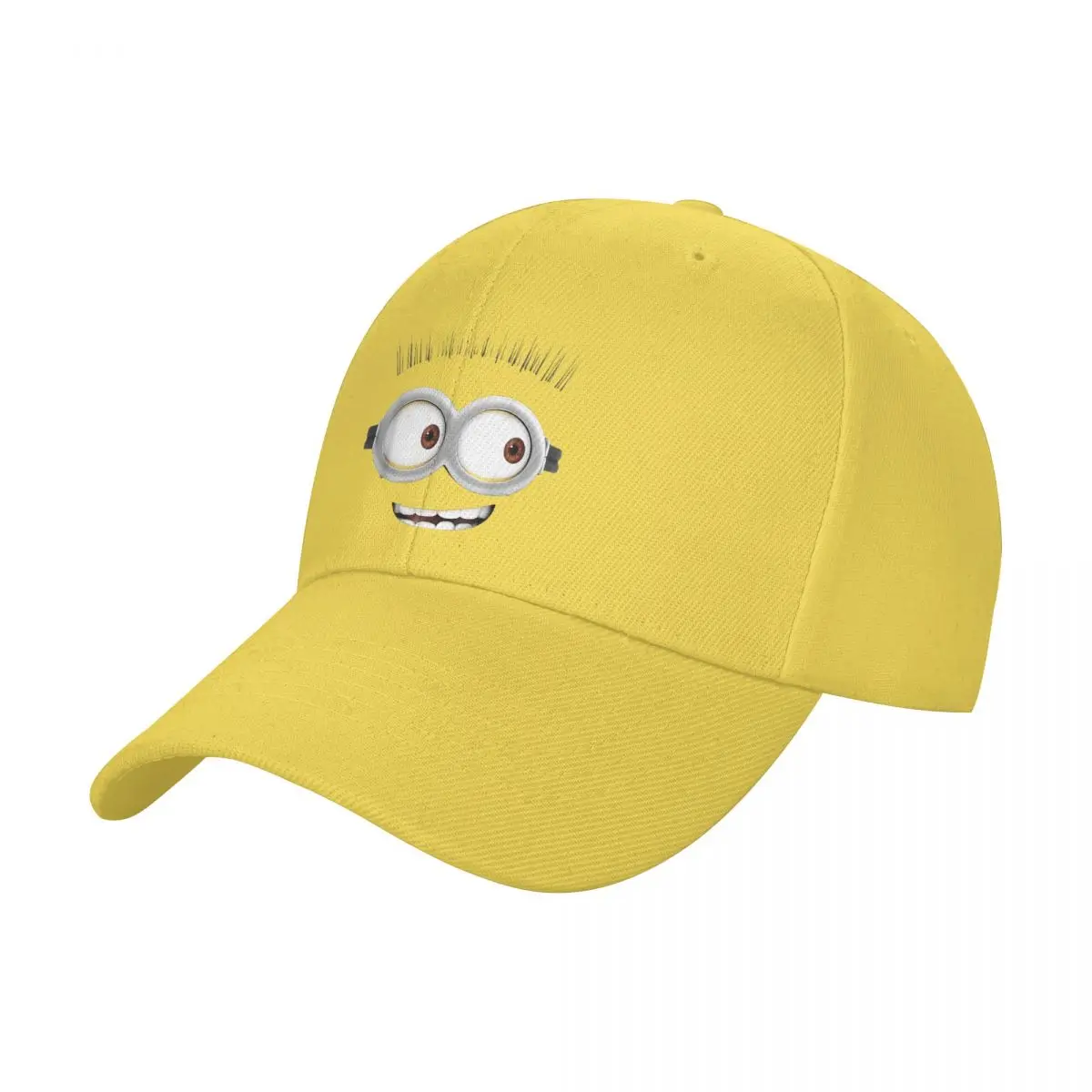 Despicable Me Minions Tom Big Smile Caps Adult  Hip-Hop Dad Hat Trucker Worker Cap Dad Hat Breathable Polyester Baseball Cap