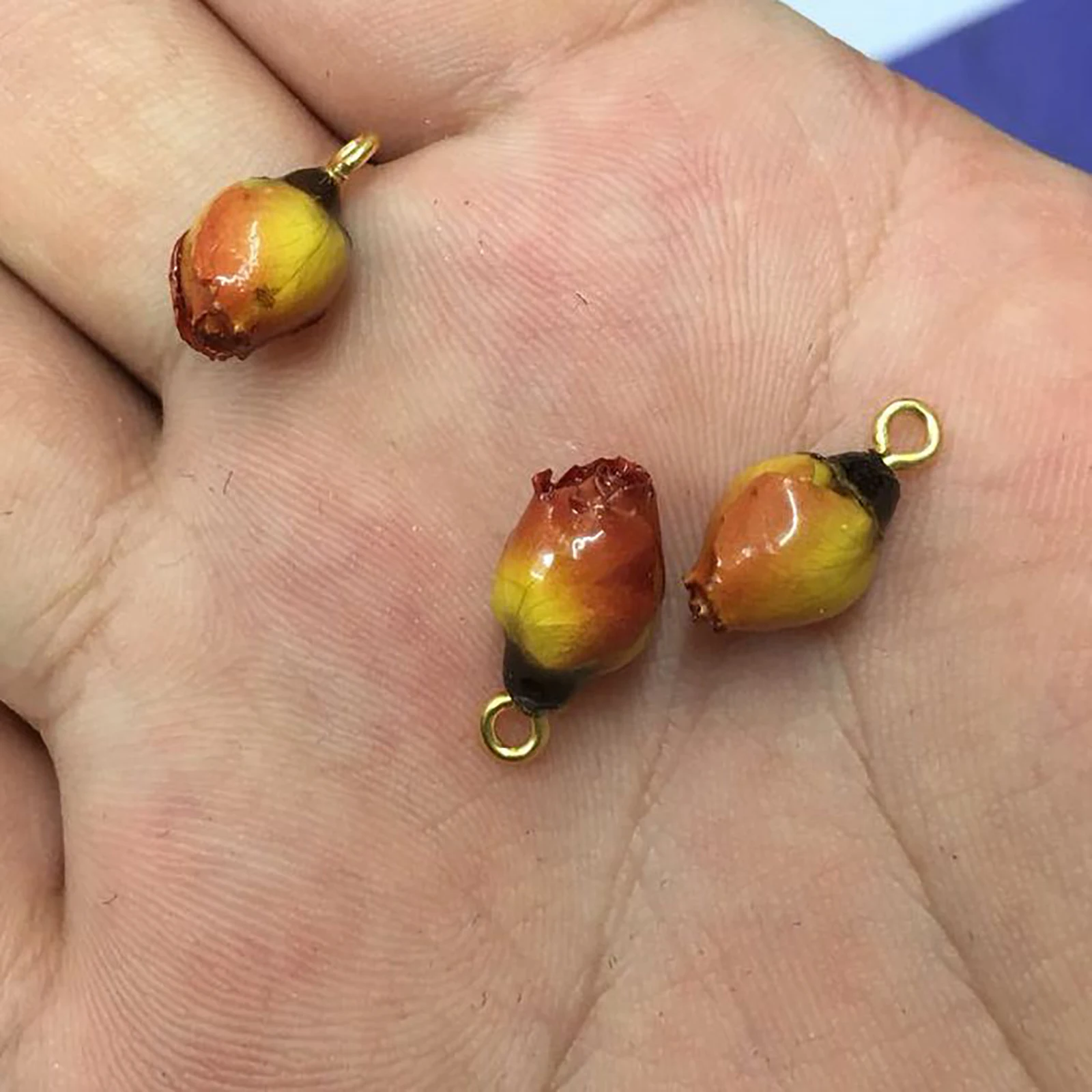 2 PCs Handmade Resin Flower Charms Jewelry Real Flower Pendants for DIY Earrings Necklace Jewelry Making New in