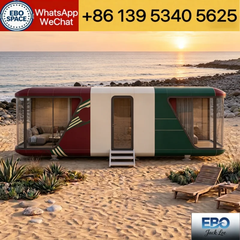 Energy Saving Expandable Prefab Container House Sound Insulation Mobile Tiny Villa Backyard Guest Room