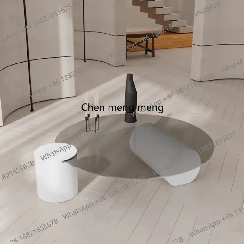 Z183 Storage Luxury Coffee Table Standing Transform Transparent Unique Coffee Table Simple Nordic Meubles Lounge Suite Furniture