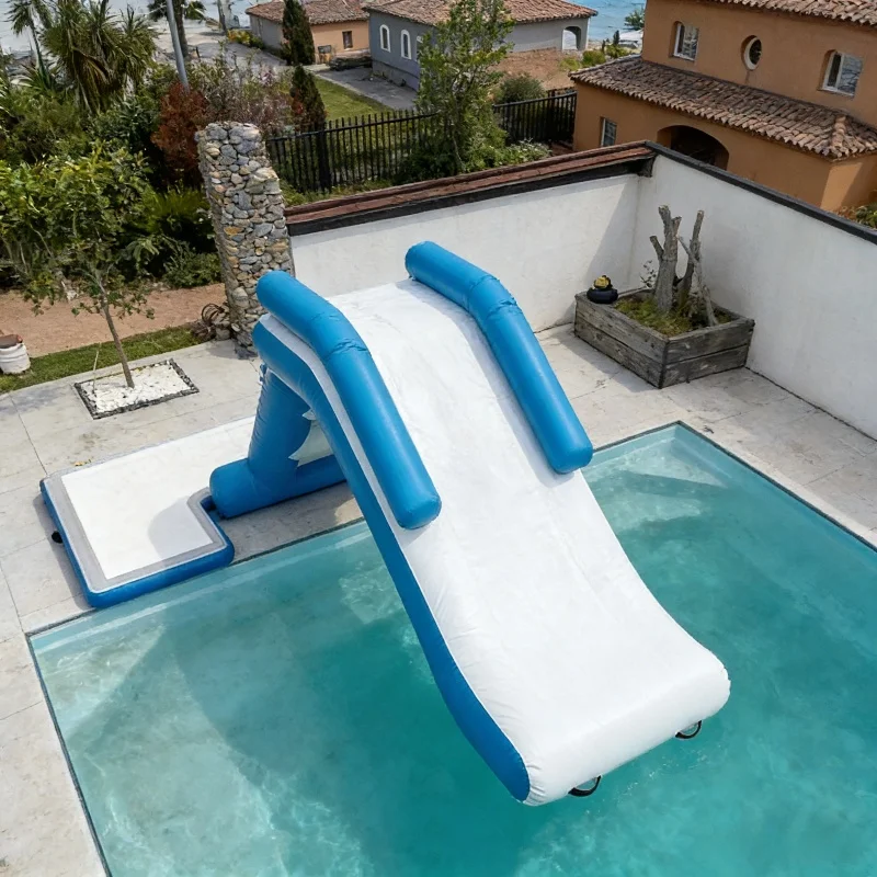 Low-Maintenance Commercial PVC Grade House Pool Inflatable Mini Climb Slide for Kid Swimmingpromote sales