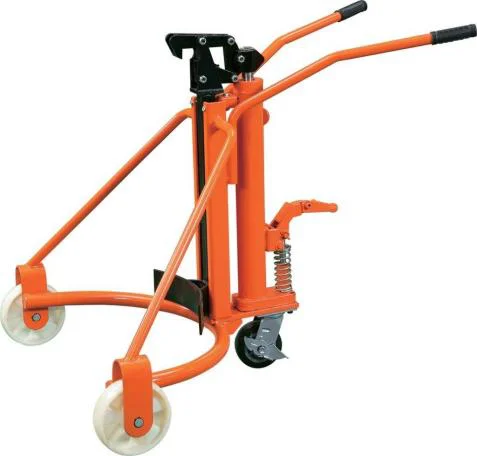 200mm New Design 350kg Hydraulic Oil Drum Truck Trolley for factories