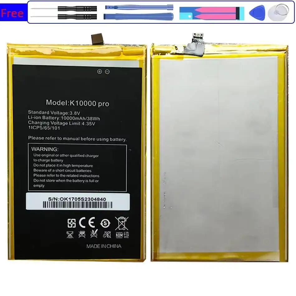 

10000Mah High-Efficiency Mobile Phone Battery Safe For Oukitel K10000 Pro