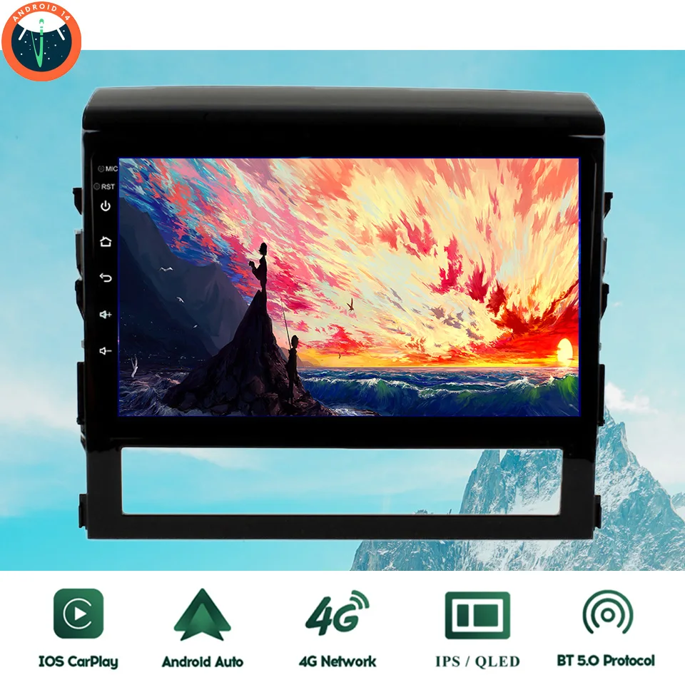 For Toyota Land Cruiser 200 LC200 2016 - 2020 Autoradio Stereo Video Audio Multimedia DVD Tape Recorder GPS Navi Monitor Carplay