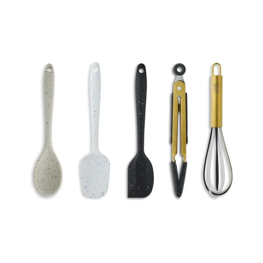

Thyme Table 5Piece Silicone Mini Kitchen Utensil Set