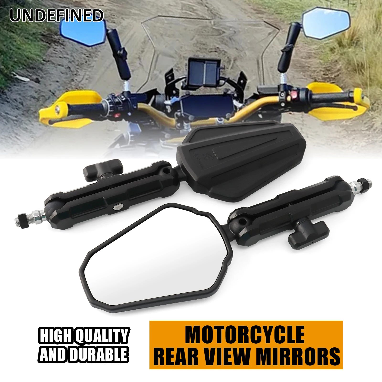 1 Pair Motorcycle West Wind Rearview Mirror Foldable Adventure Side Mirrors For KTM Duke 390 790 1190 1290 890 200 250 990