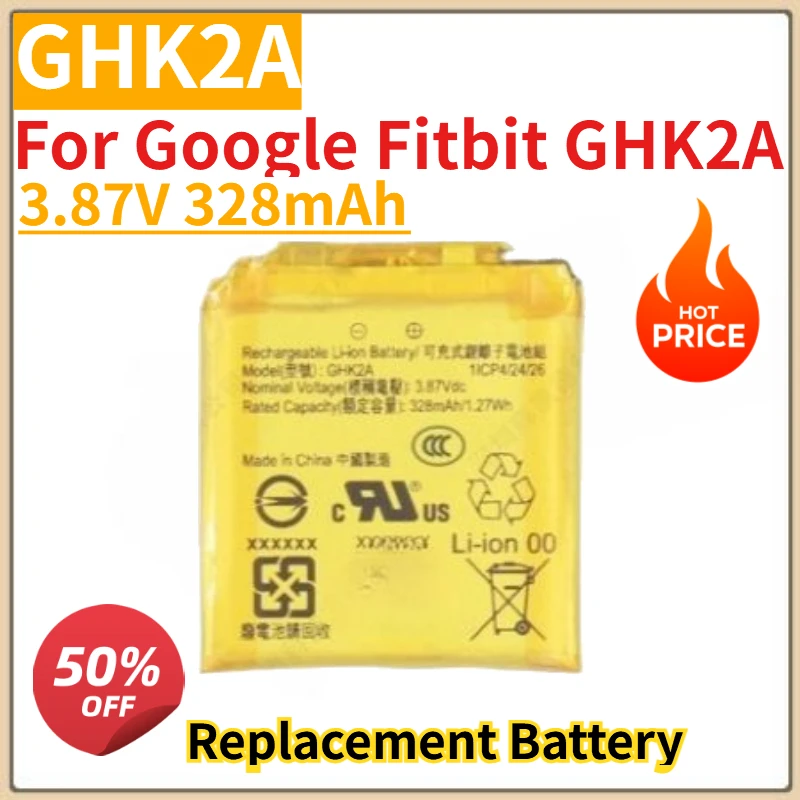 

High Quality New GHK2A 3.87V 328mAh Battery For Google Fitbit GHK2A