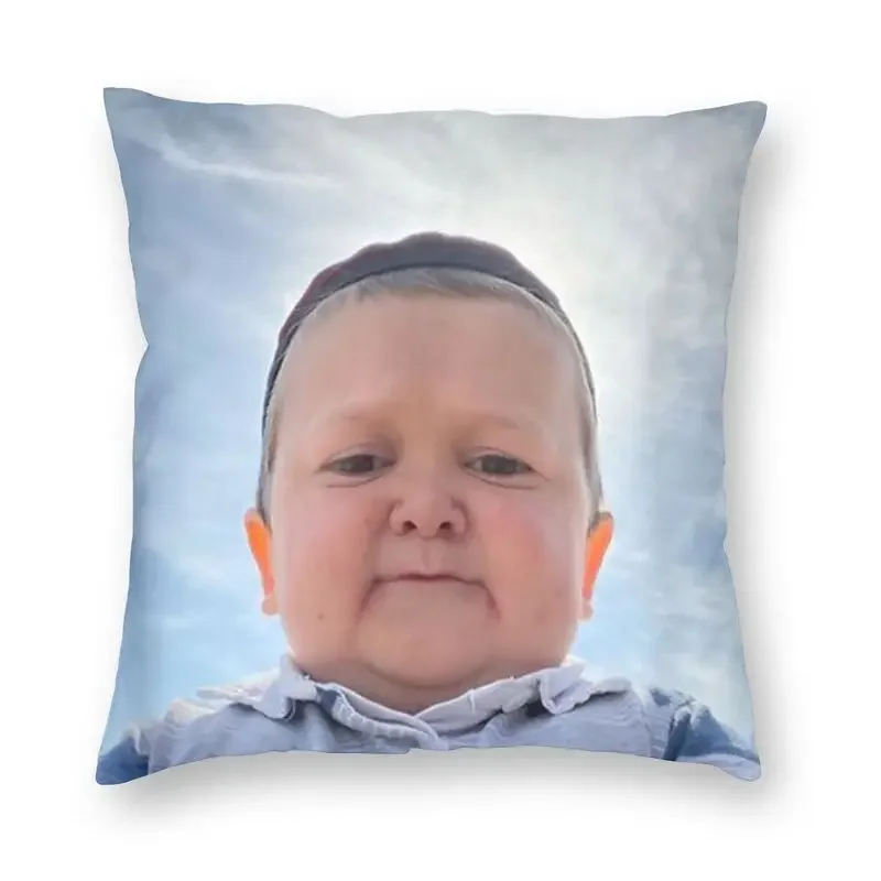 Hasbulla Hasbullah Smile Cushion Cover Two Side 3D Print Throw Pillow Case for Living Room Custom Pillowcase Home Decoration