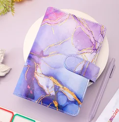 Macaroon Color A6/A5 PU Leather DIY Binder Notebook Cover Diary Agenda Planner Paper Cover School Stationery