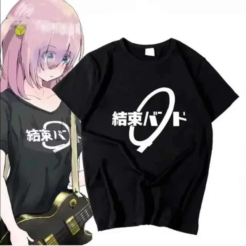 

New Anime BOCCHI THE ROCK! Hitori Bocchi T-shirt Women Funny T Shirt Kawaii Cartoon Unixex Tshirt Gothic Y2k Clothing Female