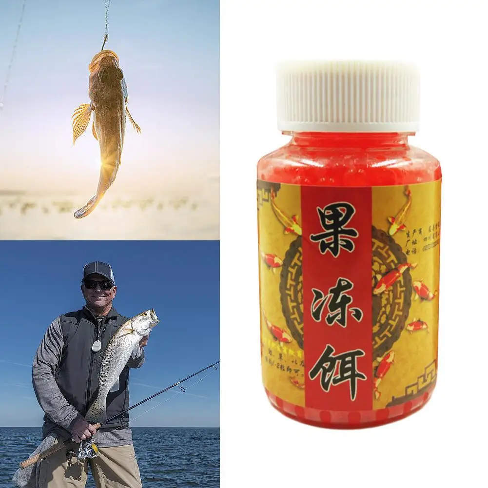 200/500pcs Jelly Baits Granular Fishing Food Aquatic Carp Feed Elastic Soft Nutrition Lure Pesca Flavor Attractant Y4z4