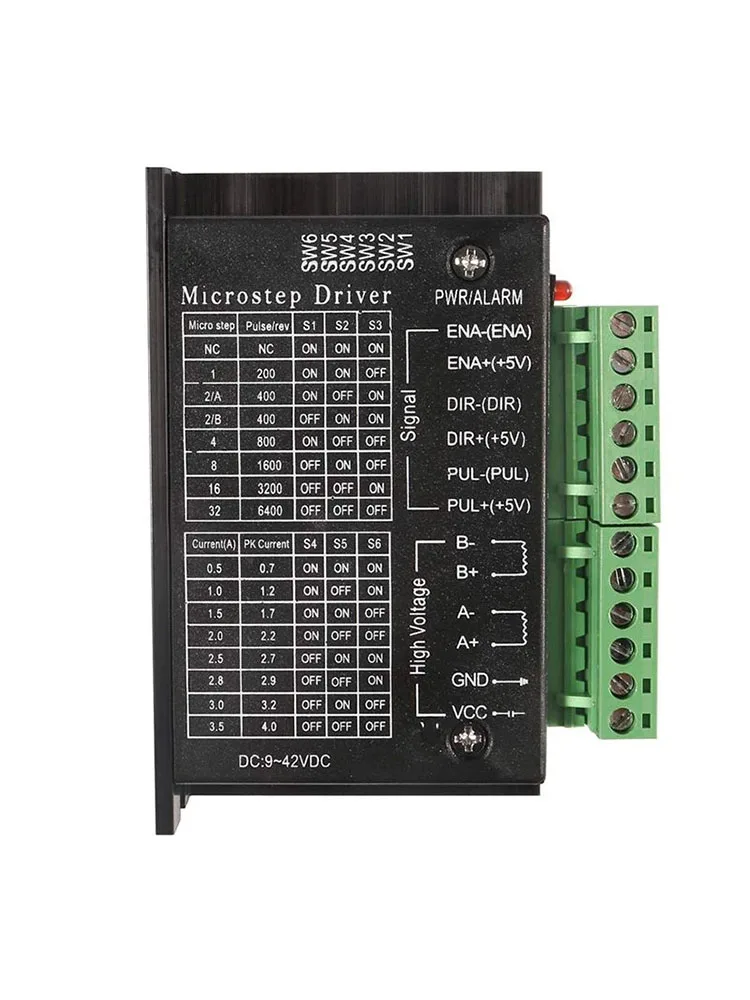 

TB6600 stepper motor driver Nema 23 Nema 34 42/57/86 Nema17 32 segments 4.0A 42VDC cnc Engraving machine