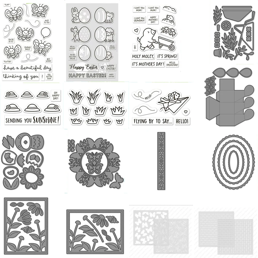 2026 Neu eingetroffen: Metall-Stanzformen – Essentials für DIY Scrapbooking, Fotoalben, dekorative Prägung, Papierkarten-Bastelarbeiten