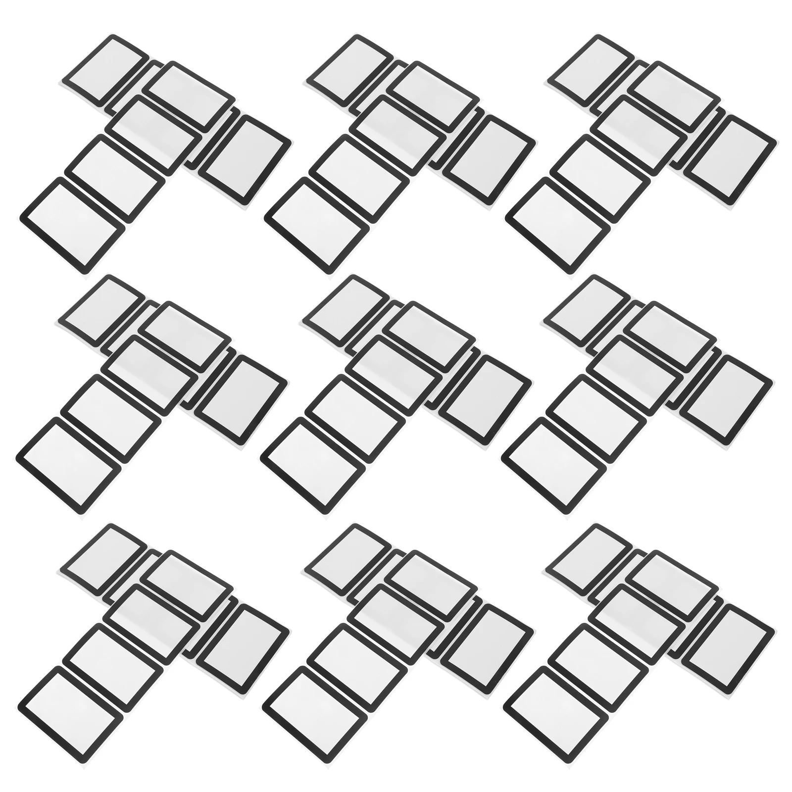 

Name Tag Stickers Colorful Labels Black Copper Plate Adhesive Tags for Classroom