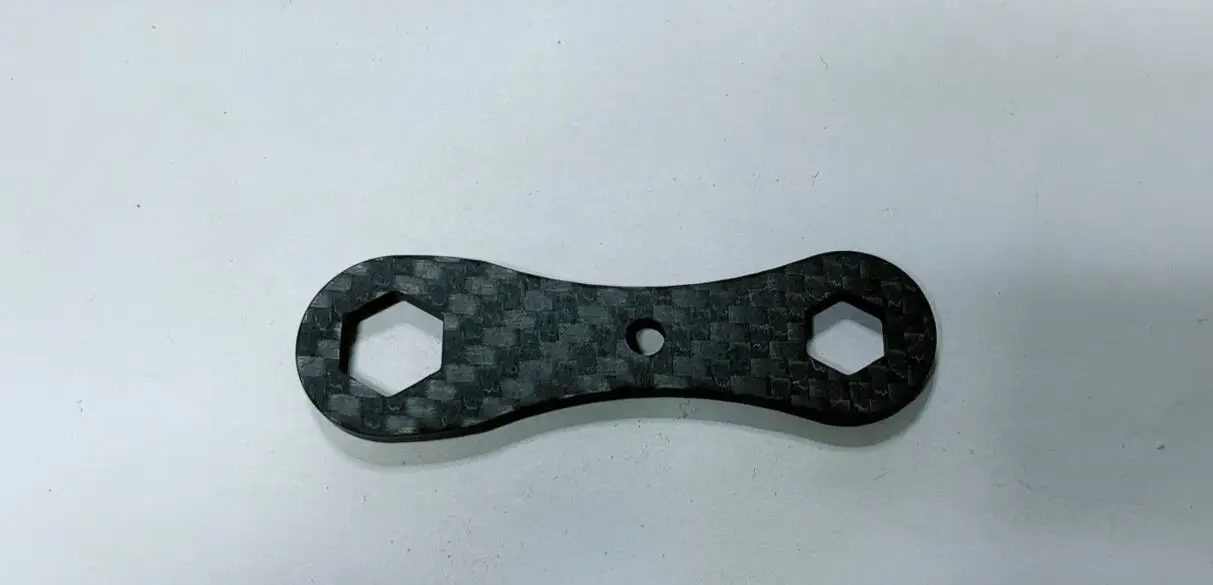 Fishbonne 8mm 10mm Motor Screw Nuts Carbon Fiber Bullet Cap Quick Release Wrench Tool