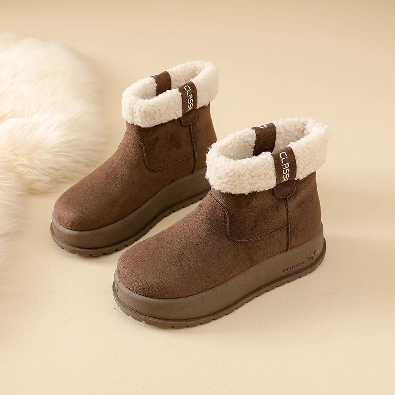 

Высокие хлопковые туфли с добавлением флиса для тепла, повседневные кроссовки, модная женская обувь, повседневная уличная обувь, KT329