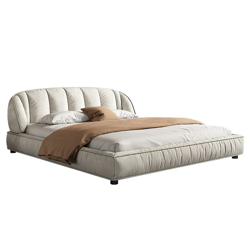 

# Для новейшего дизайна, популярное покрывало для кровати, мебель для спальни, мягкая кремовая ткань, каркас кровати размера «king-size», оптовая продажа, уникальный отель