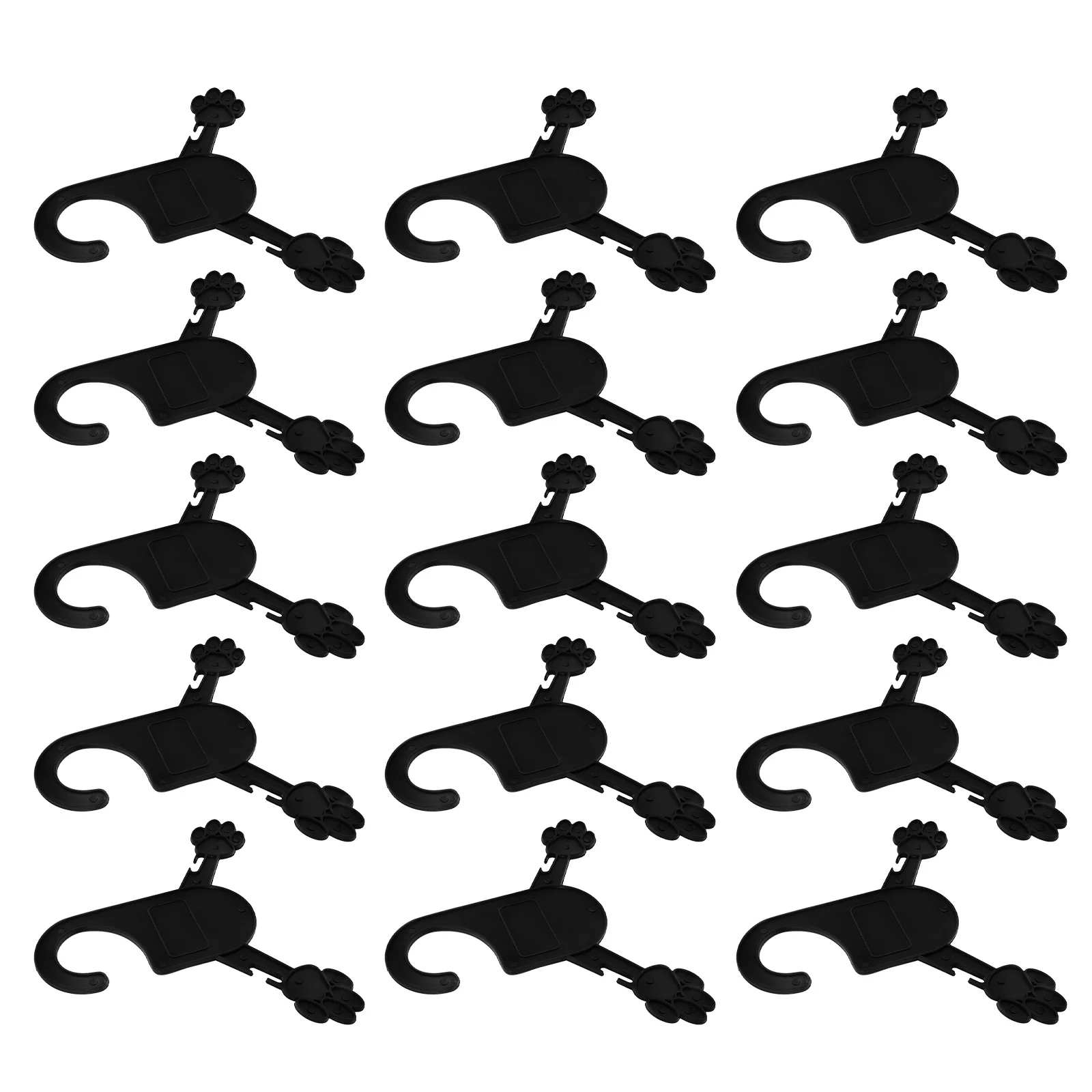 

20 Pcs Hangers Dog Outfit Pet Clothes Hook Apparel Racks ABS Animal Clothing Closet Cat