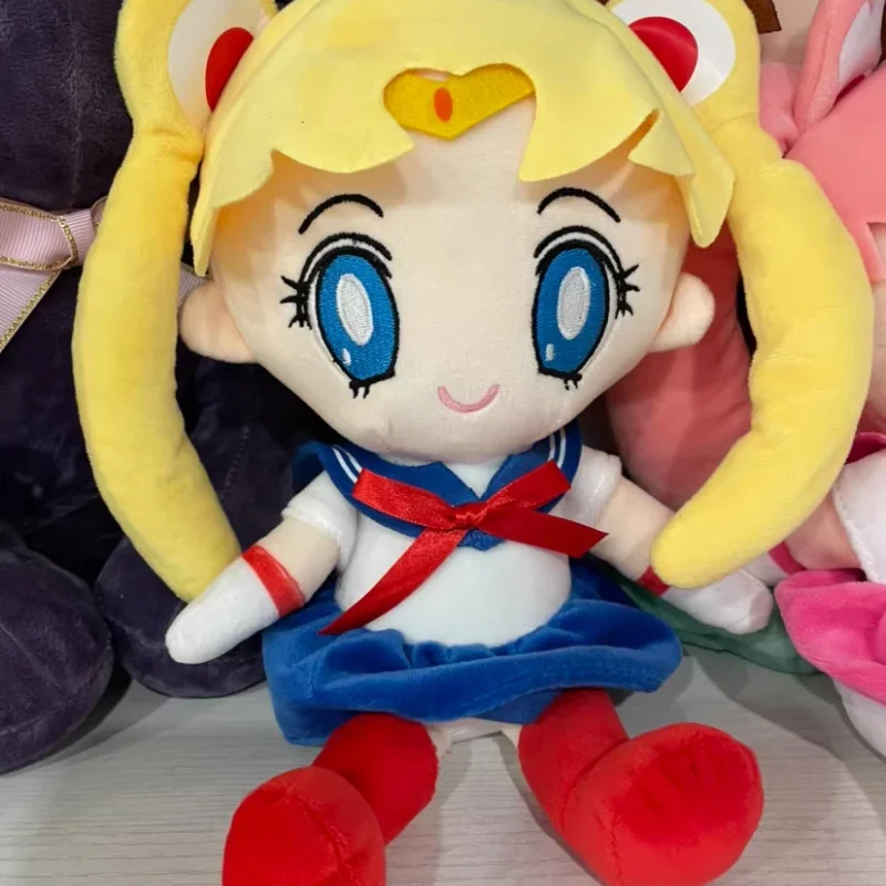 25 cm Sailor Moon Anime Plüschpuppe Usagi Tsukino Chibiusa Gefülltes Stofftier Cartoon Cosplay Sammlerstück Geschenk Mädchen Kinder Anime Fans