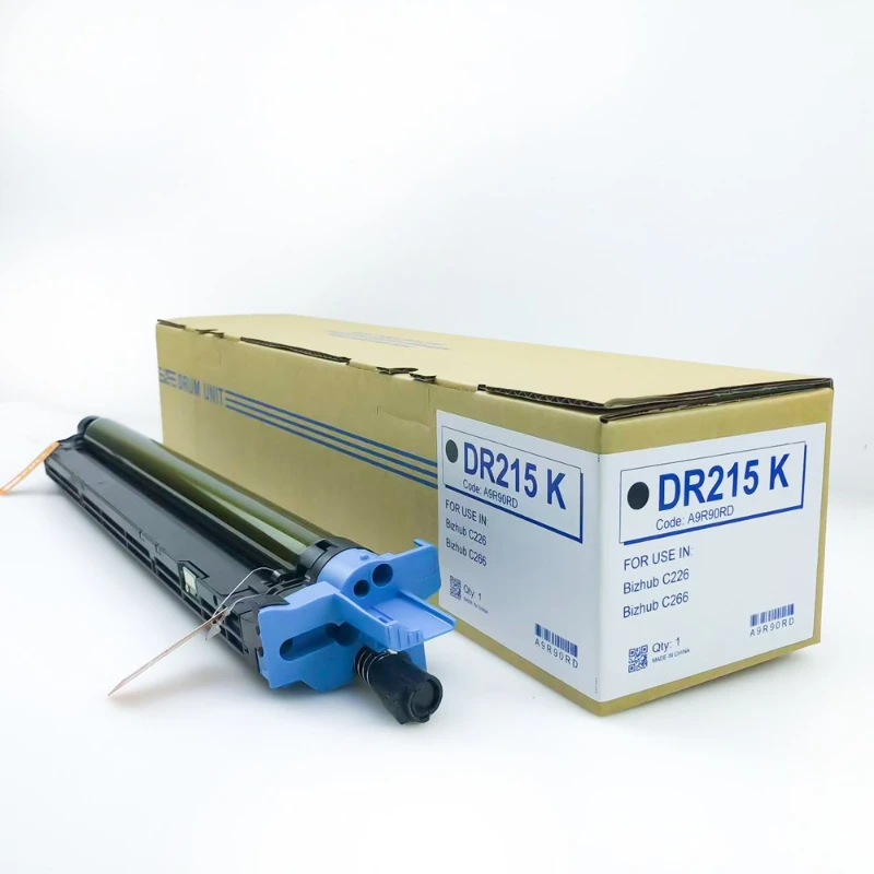 

1p 130000 pages Drum Unit DR215 For Konica Minolta Bizhub C226 C256 C266 C7222 C7226 ADC225 ADC265 High quality Compatible Black