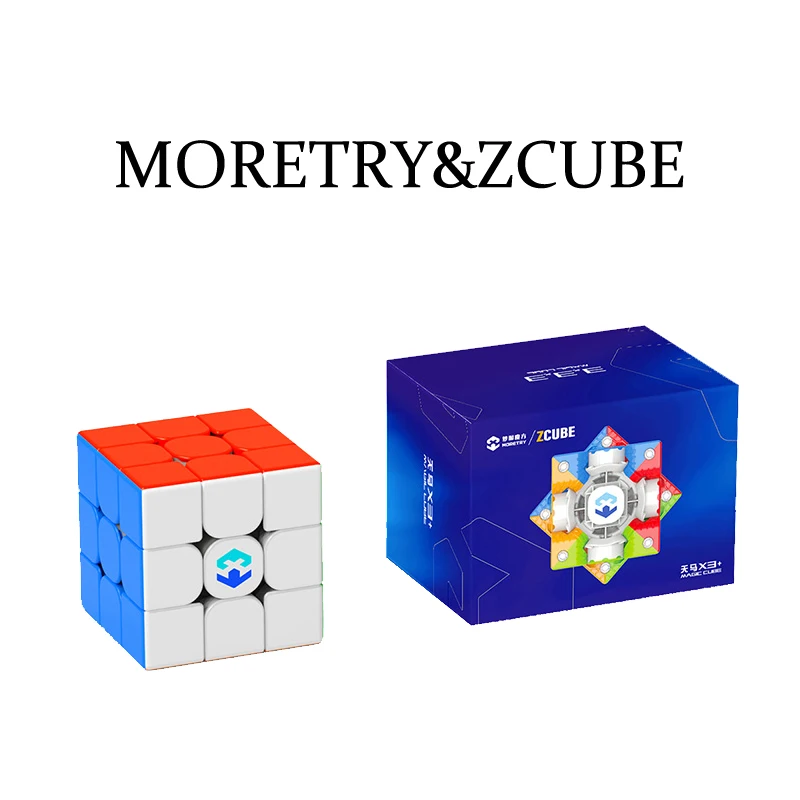 MORETRY & ZCUBE Tianma X3 Core Cubo magico magnetico Zcube 3x3 Cubo di velocità senza adesivo Puzzle Giocattoli Regalo per bambini Magico Cubo