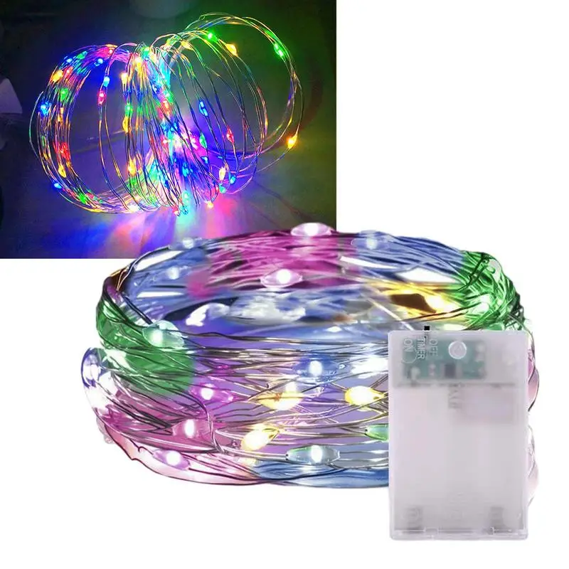 LED String Lights 2m/3m/5m/10m Waterproof Fairy Lights for Christmas Tree Decorations Holiday Outdoor Lamp Garland for Party