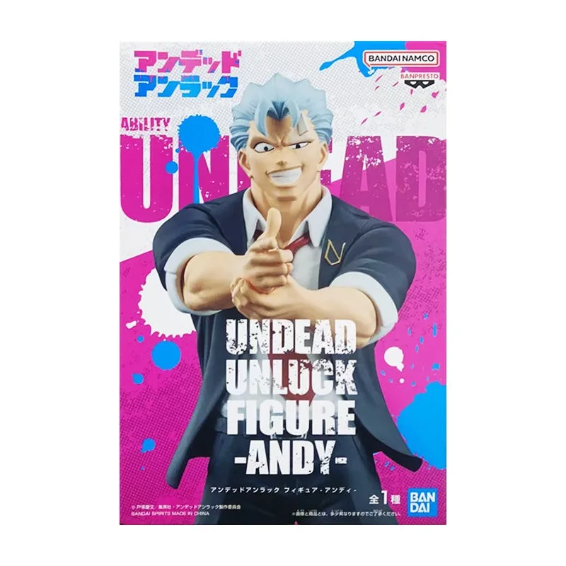 Original Bandai Undead Unluck Anime Action Figures Collect Ornaments Figure Model Toys 16cm PVC Birthday Gift