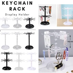 2 Banden Ketting Sleutelhanger Plank Snuisterijen En Hangers Display Opbergrek Acryl Roterend Sieradenrek