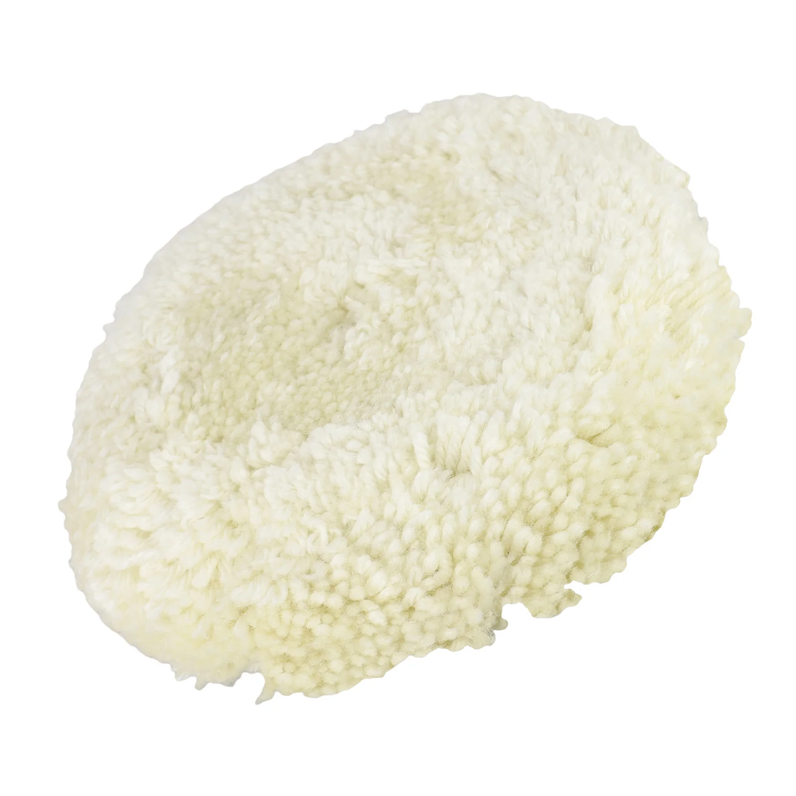 225mm 9 Inch Diameter Wool Polishing Pad with Soft Wool Texture for Use on Furniture Cars Copper and Hardware Surfaces