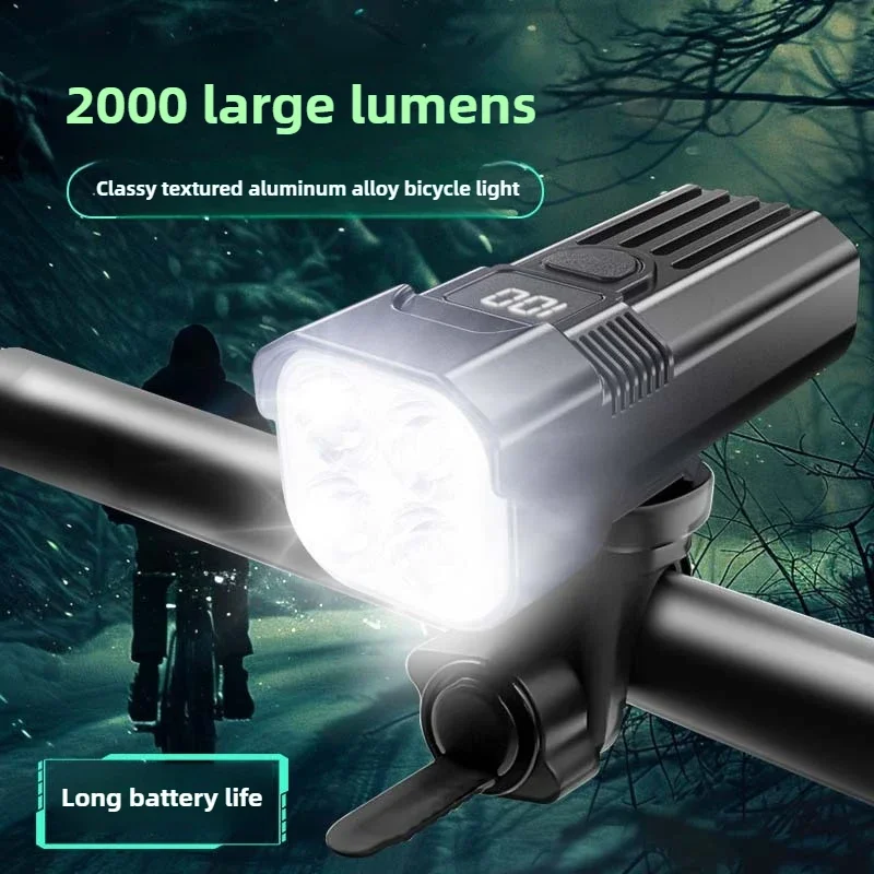 

Night Riding Escort Strong Light Cycling Flashlight High Brightness Long Range Rainproof Long Endurance Bicycle Headlights