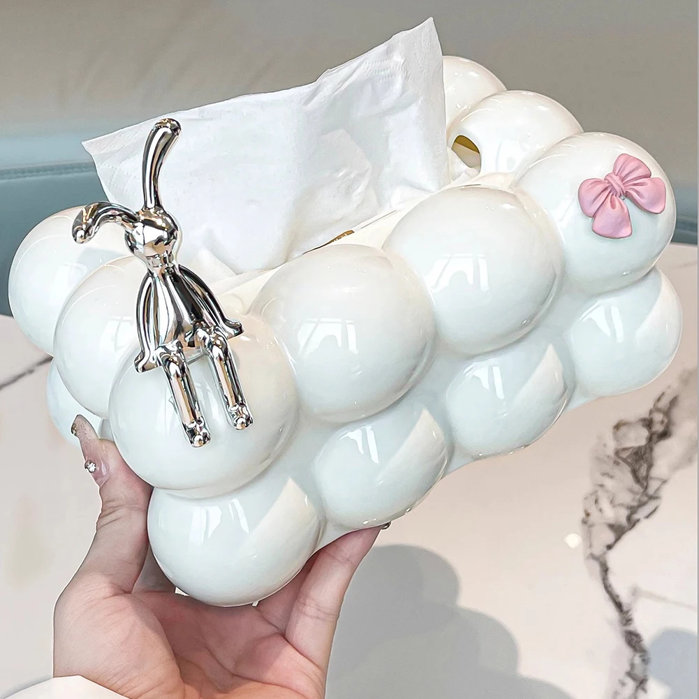 Nuvem design caixas de tecido guardanapo titular dia dos namorados decoração bolha dispensador tecido casa cozinha decoração