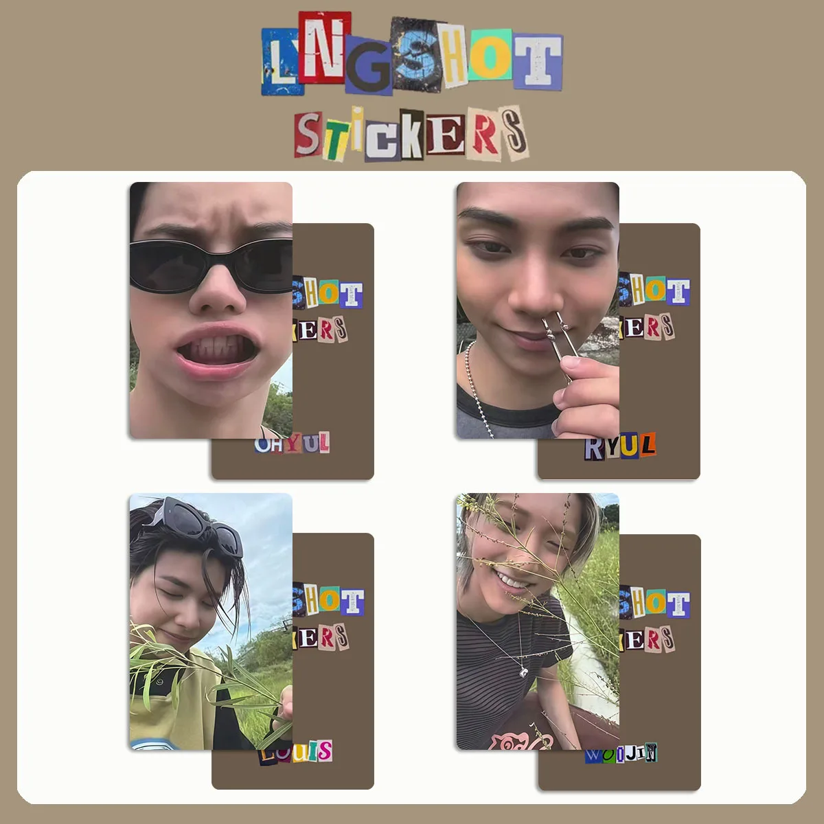 NEW KPOP boy Group LNGSHOT album SHOT CALLERS Woojin Louis Ohyul