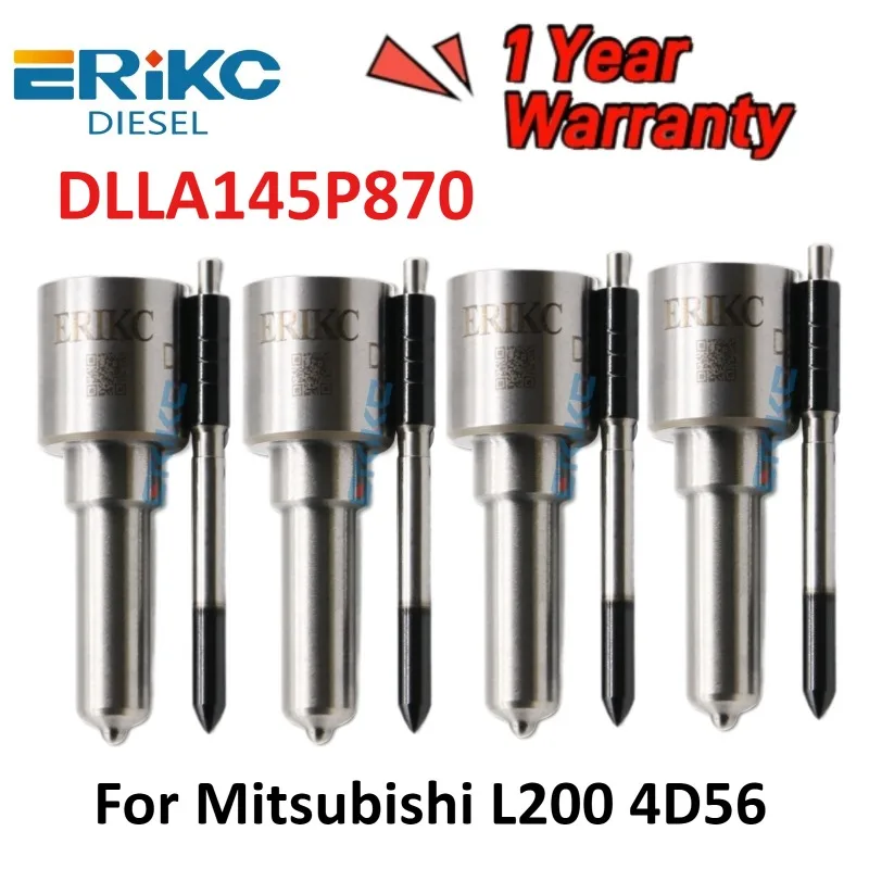 

4 шт. DLLA145P870 Форсунка дизельного топлива 095000-5600 095000-5601 1465A041 Форсунка DLLA 145 P 870 для Mitsubishi L200 4D56