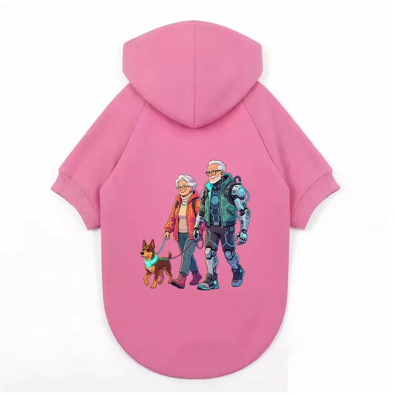 

Unique Grandpa Dog Theme Hoodie Pet Cute Cozy Top