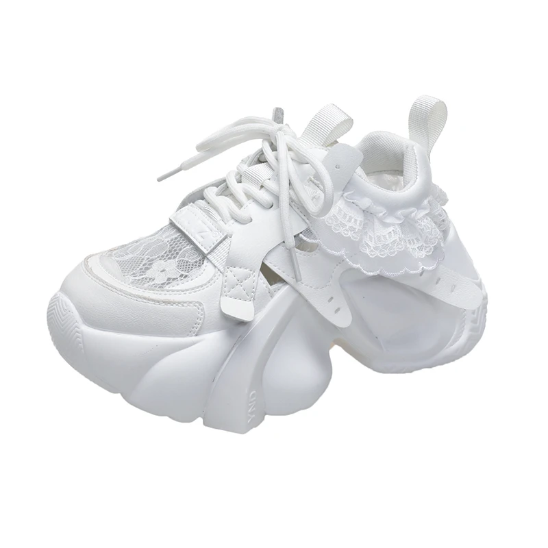 

Женские вулканизированные кроссовки New 2026: Роскошные весенне-летние кеды на платформе 8 см, на толстой подошве, повседневная обувь в стиле Dad Shoes