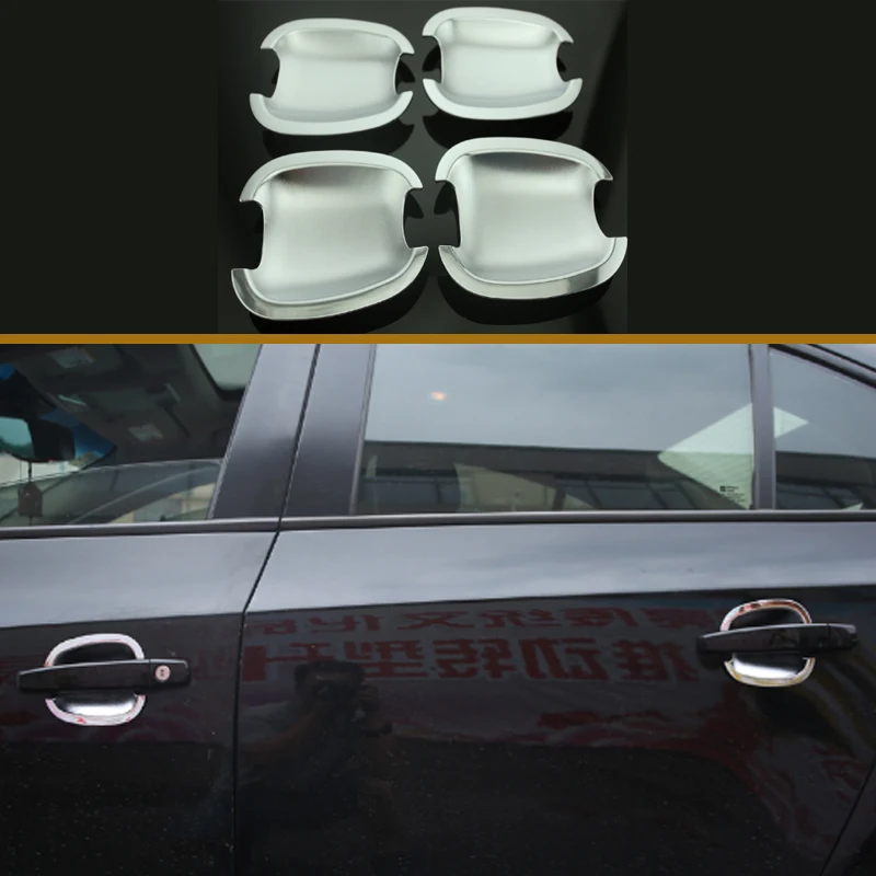 New Car Door Handle Bowl Cover Trim Fit For Chevrolet Cruze 2009-2014 Aveo Captiva Spark Buick Excelle 4pcs per set car-styling